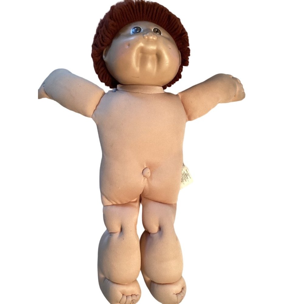 Vintage 1982 Cabbage Patch Doll*Xavier Roberts* No Clothes *Brown hair & eyes